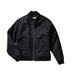 Taylor Stitch - Men's Black Bomber Jacket (Size 38)